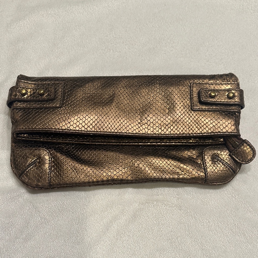 Club Monaco Metallic Bronze‎ Clutch